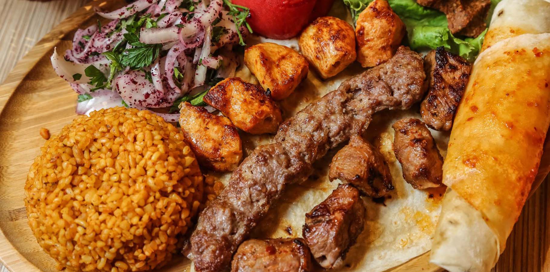 Kebab on Rice